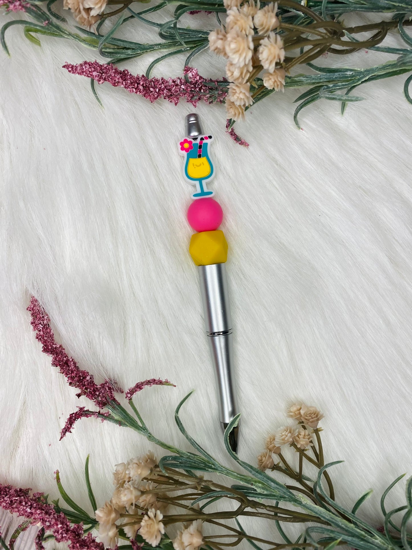 Mommy Juice Silicone Beaded Pen