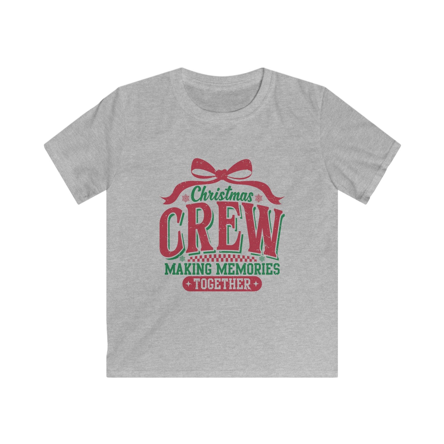 Kids Christmas Tee - Making Memories Together Crew Shirt