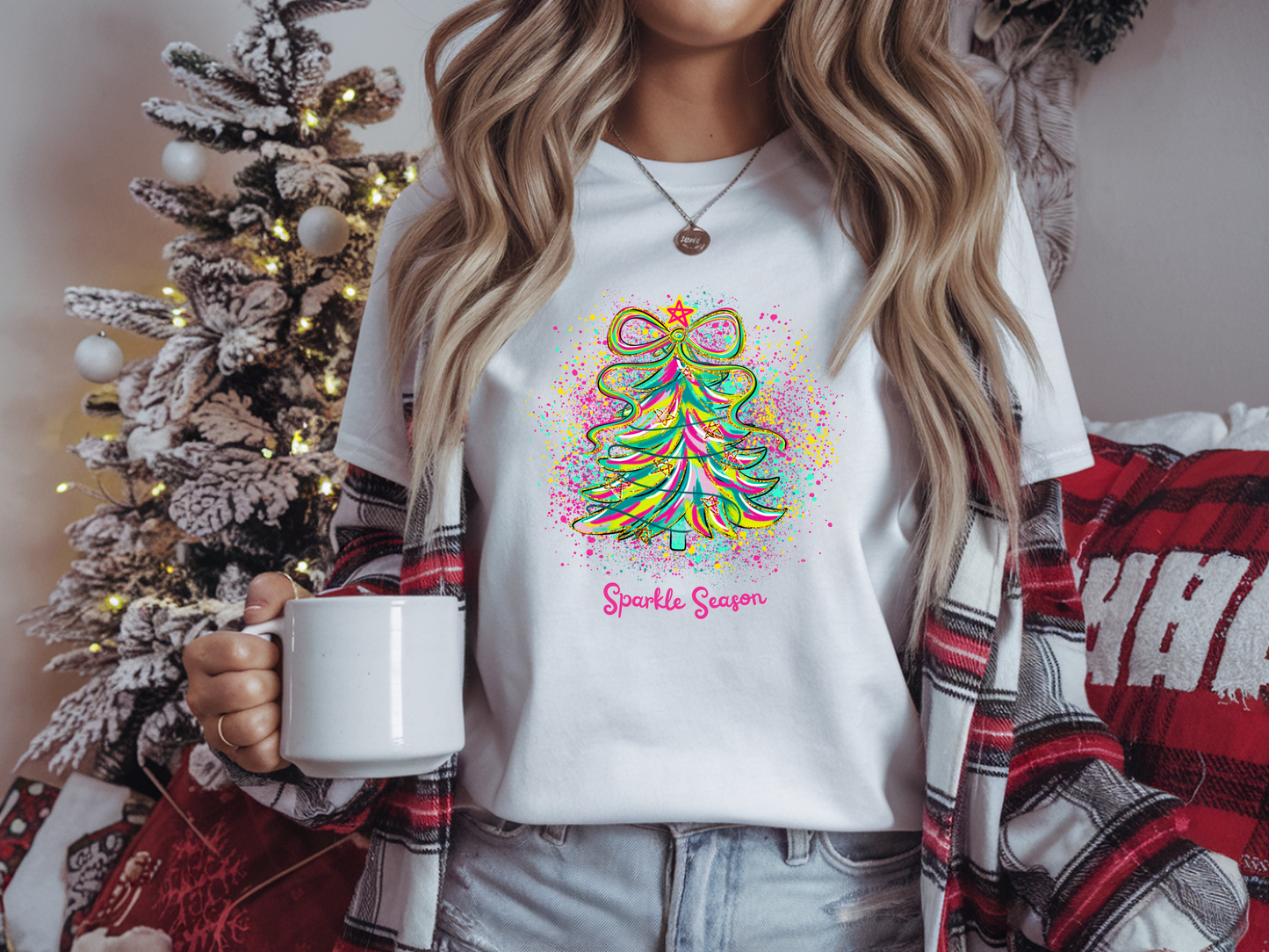 Christmas Coquette Tee - Holiday T-Shirt