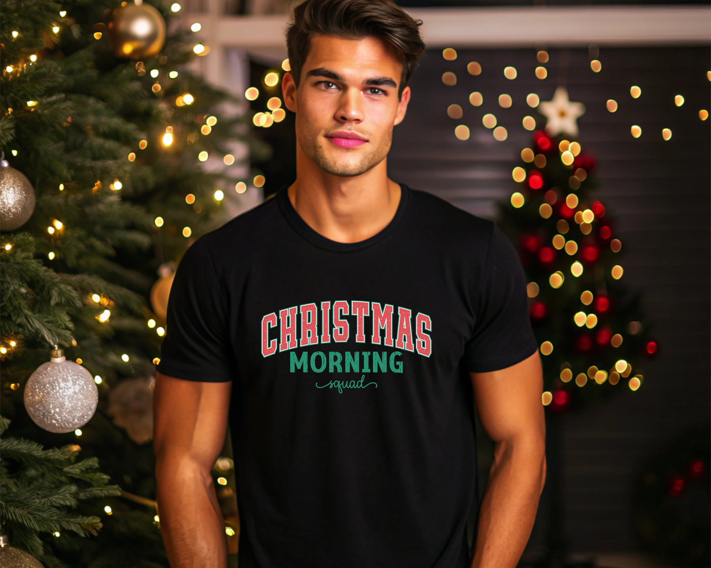 Christmas Morning T-Shirt - Holiday Graphic Tee
