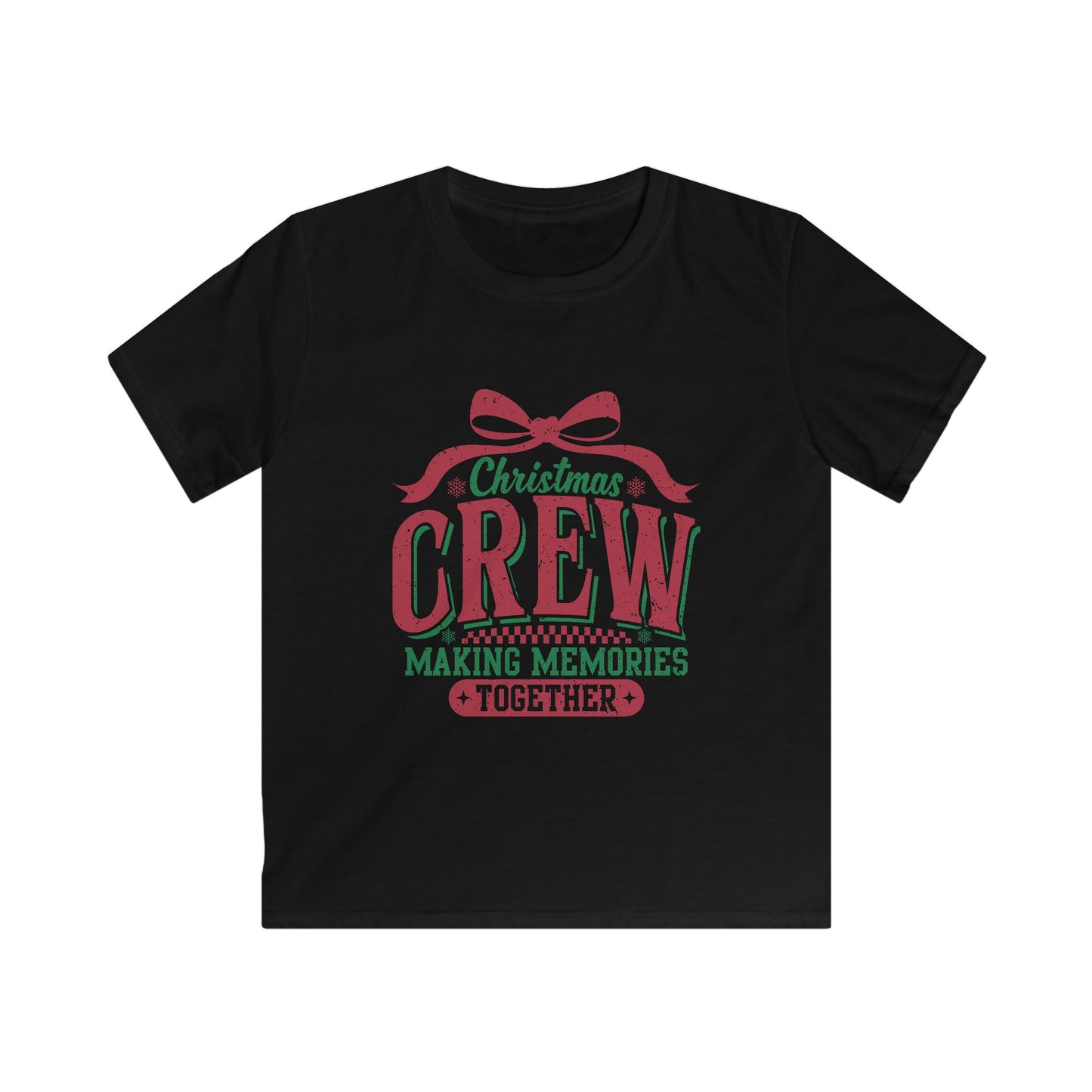 Kids Christmas Tee - Making Memories Together Crew Shirt