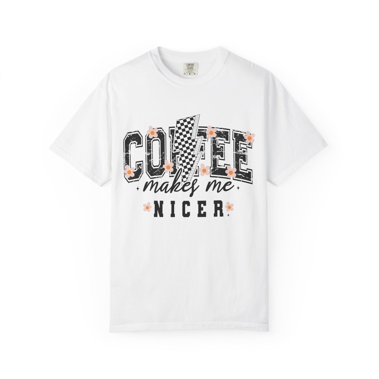 Coffee Makes Me Nicer Retro Coffee Lover T-Shirt
