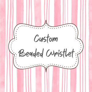 Custom Beaded Wristlet